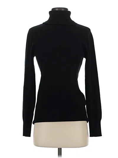 Pre-owned Time And Tru Turtleneck Sweater In Black