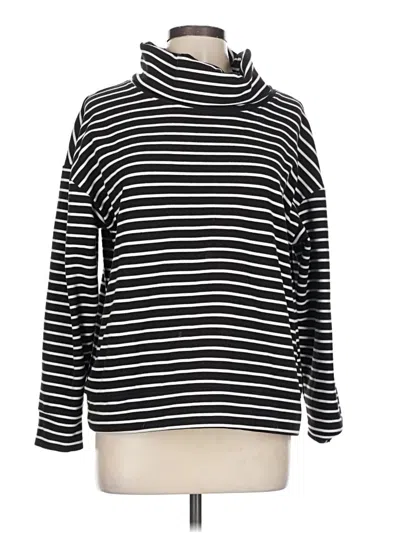 Pre-owned Time And Tru Turtleneck Sweater In Black