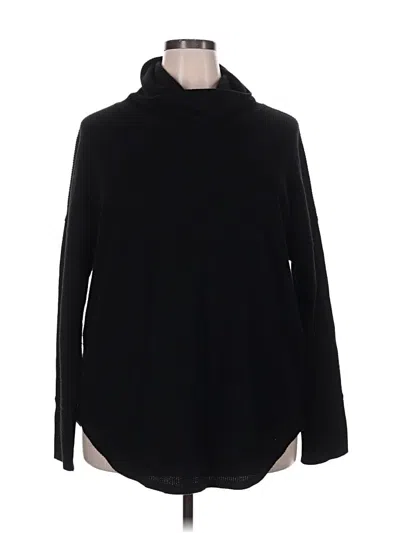 Pre-owned Time And Tru Turtleneck Sweater In Black