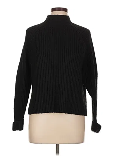 Pre-owned Time And Tru Turtleneck Sweater In Black
