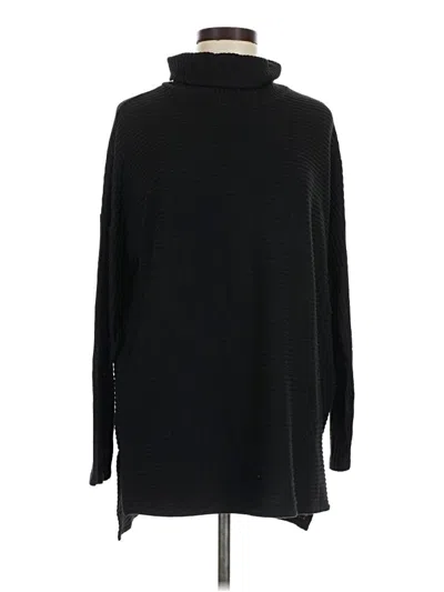 Pre-owned Time And Tru Turtleneck Sweater In Black