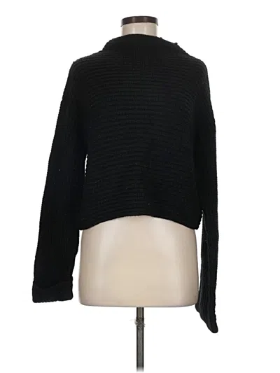 Pre-owned Time And Tru Turtleneck Sweater In Black