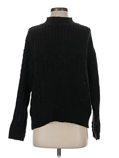 Pre-owned Time And Tru Turtleneck Sweater In Black
