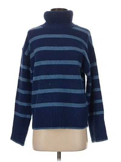 Pre-owned Time And Tru Turtleneck Sweater In Blue