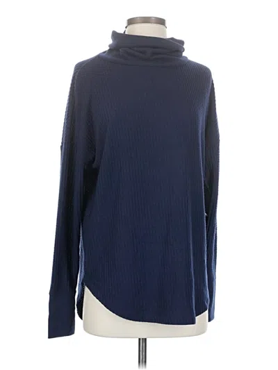 Pre-owned Time And Tru Turtleneck Sweater In Blue