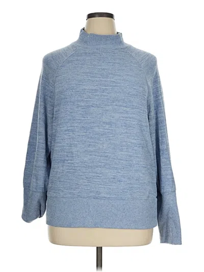 Pre-owned Time And Tru Turtleneck Sweater In Blue