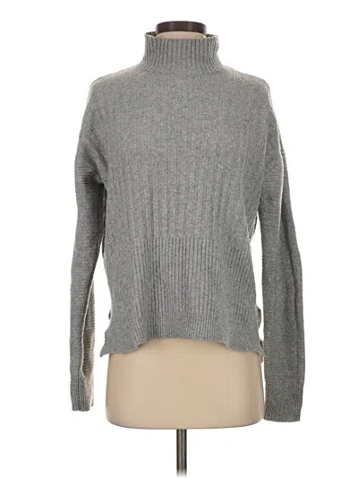 Pre-owned Time And Tru Turtleneck Sweater In Gray
