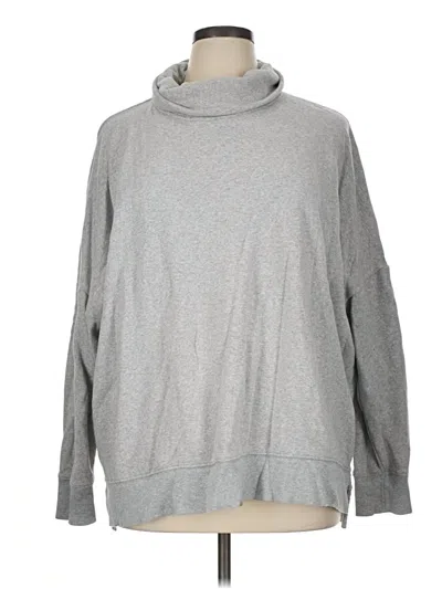 Pre-owned Time And Tru Turtleneck Sweater In Gray