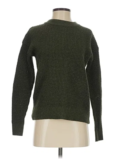 Pre-owned Time And Tru Turtleneck Sweater In Green