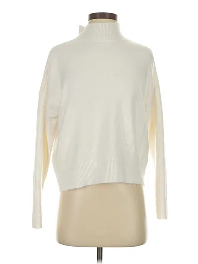 Pre-owned Time And Tru Turtleneck Sweater In Ivory