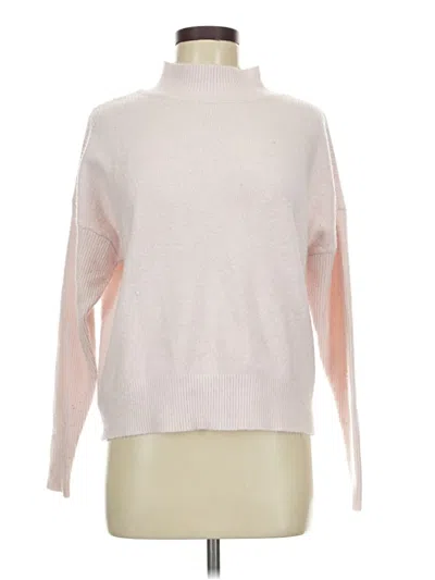 Pre-owned Time And Tru Turtleneck Sweater In Ivory