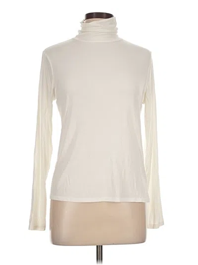 Pre-owned Time And Tru Turtleneck Sweater In Ivory