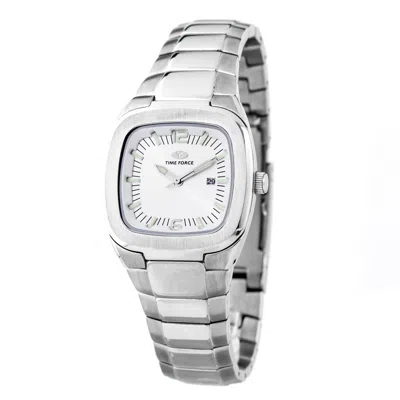 Time Force Stainless Steel Women's Watch In Silver