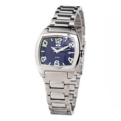 Time Force Stainless Steel Women's Watch In Silver