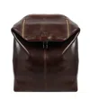 Time Resistance Brown Leather Backpack For Women - A Bend In The River In Brown
