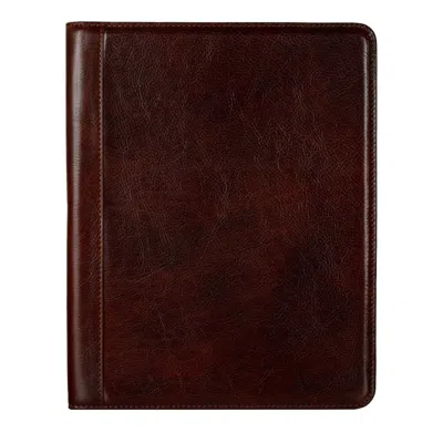 Time Resistance Brown Leather Portfolio, Documents Holder, Organiser - Something Fresh