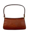 Time Resistance Leather Handbag For Women In Cognac Brown - Bright Lights, Big City In Brown