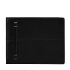 Time Resistance Men's Black Leather Bifold Wallet - Poetic Justice