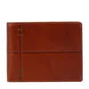 Time Resistance Men's Cognac Brown Leather Bifold Wallet - Poetic Justice