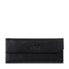 Time Resistance Men's Foldable Black Leather Glasses Case - The Riddle Of The Sands