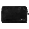 Time Resistance Men's Leather Clutch In Black - Ulysses In Black