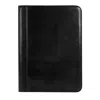 Time Resistance Womens Black Leather Documents Folder Organizer - Candide In Black