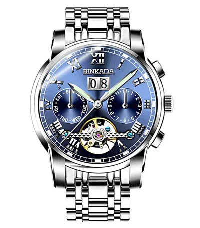 Pre-owned Time Warrior Quartz Men's Watch Ap Style Date, Sapphire Glass 316l Case