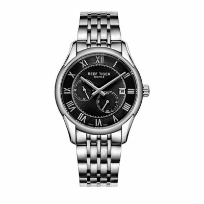 Pre-owned Time2u China Luxury Classic Sapphire Dial Watches For Men Stainless Steel Automatic Watch In Rga165yby