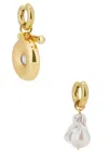Timeless Pearly Drop Earrings In Gold