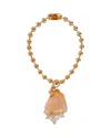 Timeless Pearly Gold Chain With Big Shell In Gold
