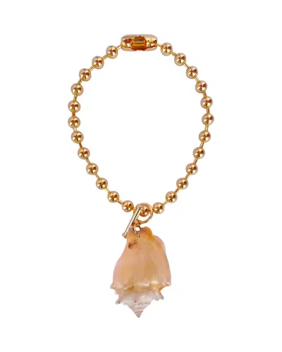 Timeless Pearly Gold Chain With Big Shell