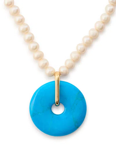 Timeless Pearly Pearl-embellished 24kt Gold-plated Necklace