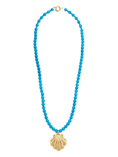 TIMELESS PEARLY SHELL BEADED NECKLACE