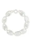 Timeless Pearly Sterling Silver Necklace In White