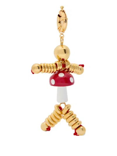 Timeless Pearly Suki Beaded Keyring In Yellow