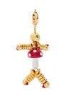 Timeless Pearly Suki Stickman 24kt Gold-plated Keyring