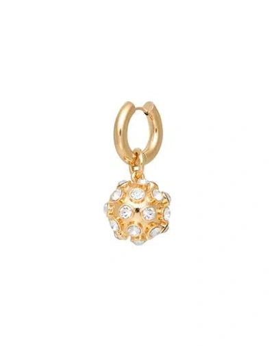 Timeless Pearly Woman Single Earring Gold Size - Metal