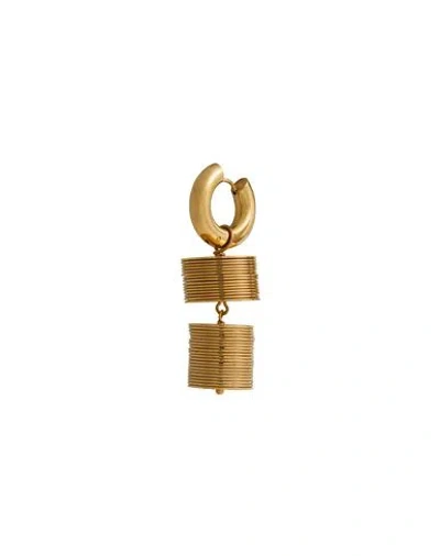 Timeless Pearly Woman Single Earring Gold Size - Metal
