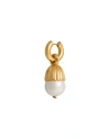 Timeless Pearly Woman Single Earring Gold Size - Metal In Gold