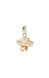 Timeless Precious 14k Yellow Gold Poppy Pendant