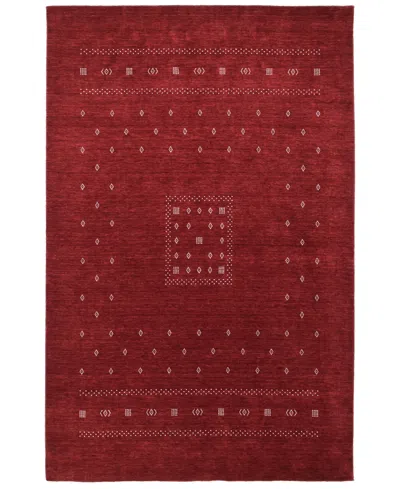 Timeless Rug Designs Gabbeh S9417 10'x14' Area Rug In Red