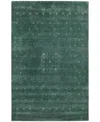 Timeless Rug Designs Gabbeh S9417 5'x8' Area Rug In Green