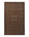 Timeless Rug Designs Gabbeh Simi Area Rug, 5' X 8' In Brown