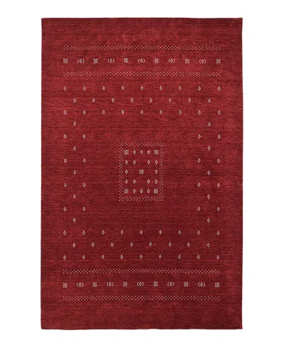 Timeless Rug Designs Gabbeh Simi Area Rug, 5' X 8' In Red