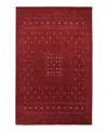 Timeless Rug Designs Gabbeh Simi Area Rug, 9' X 12' In Red