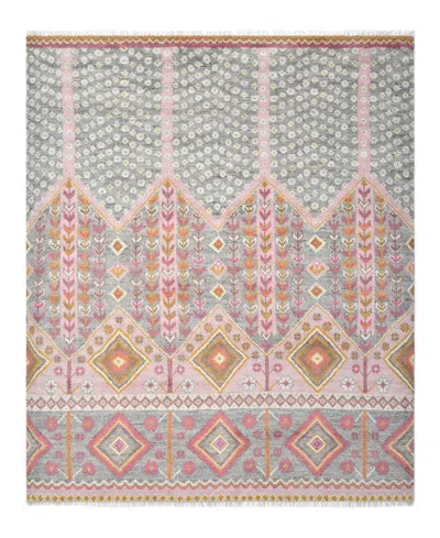 Timeless Rug Designs Hudson S3399 6'x9' Area Rug In Pink