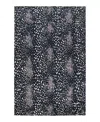 Timeless Rug Designs Louis S3253 Area Rug, 3' X 5' In Black