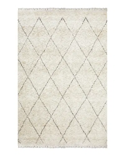 Timeless Rug Designs Shaggy Moroccan S1121 Runner Area Rug, 2'6 X 8' In Ivory