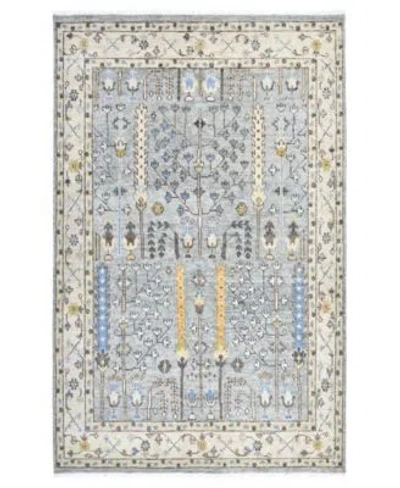 Timeless Rug Designs Sydney S3389 Hand Knotted Rug Collection In Gray