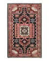 Timeless Rug Designs Tribal Mojave Area Rug, 5' X 8' In Black